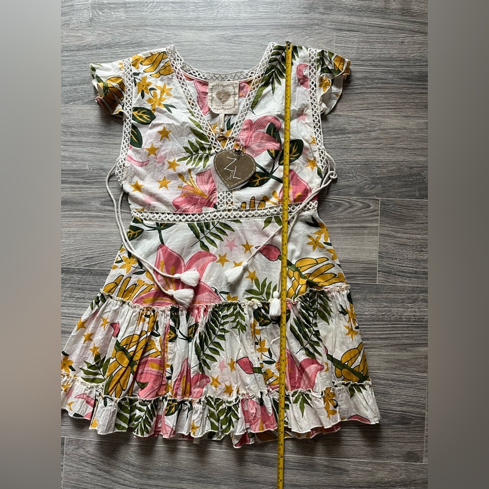 NWT gorgeous floral dress, 100%cotton! - Picture 9 of 9